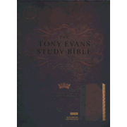 971142: CSB Tony Evans Study Bible--soft leather-look, black/brown (indexed)