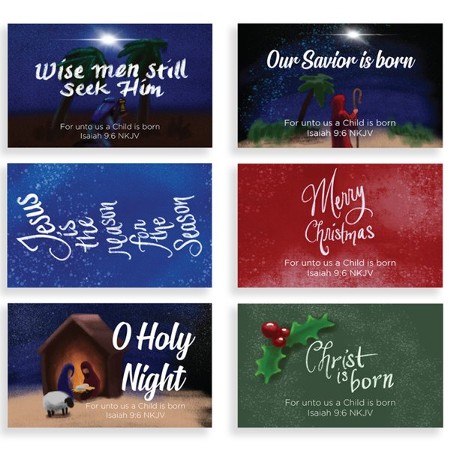Christmas Spirit Pass Along Card Variety assortment