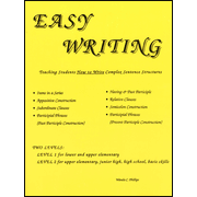 Easy Writing: Teaching Students How to Write Complex Sentence Structures