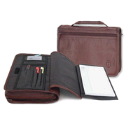 41319: Wordkeeper &amp;#174 New Organizer Bible Cover, Leather, Burgundy, Extra Large
