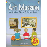480390: The Art Museum: A Sticker Story Coloring Book