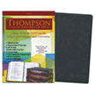 076589: KJV Thompson Chain-Reference Bible, Large Print, Charcoal Black Kirvella Imitation Leather