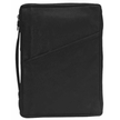 111379: Leather Bible Cover, Black